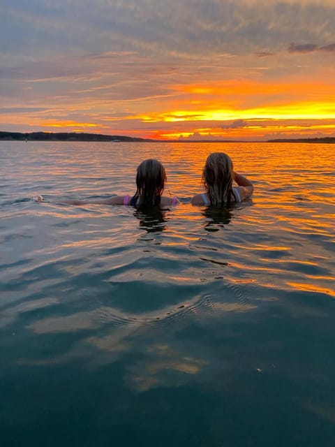 SUNSET+CORAL REEF+BIOLUMINESCENT experience