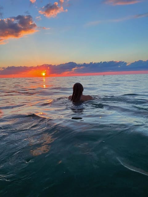 SUNSET+CORAL REEF+BIOLUMINESCENT experience